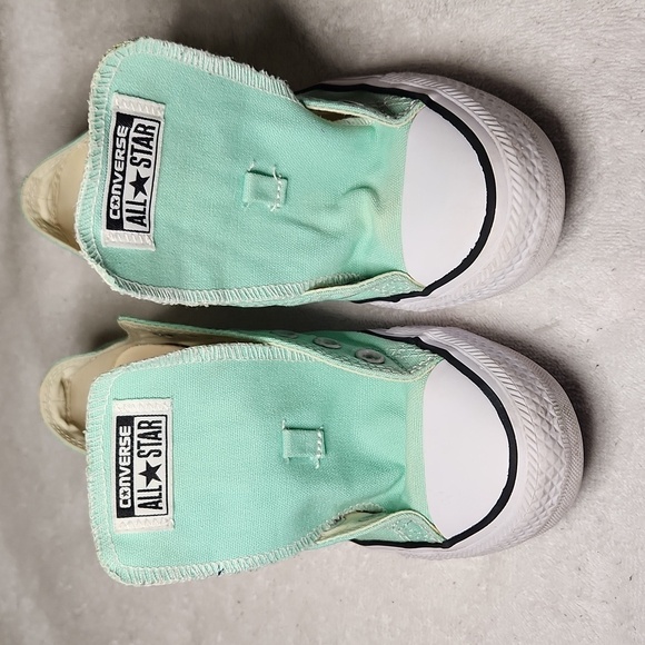 Converse All Star Low Tops women's Sz 7 Seafoam Green - Picture 5 of 7
